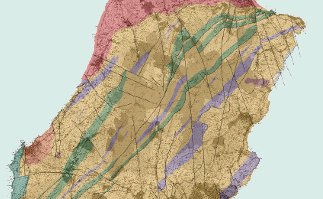 Isle of Man Geology GIS map extract